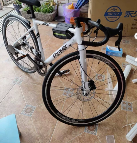 上海永久牌公路车自行车700C成人弯把变速...