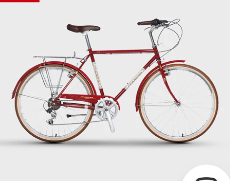 凤凰复古自行车男女英伦老款单速7级变速单车...