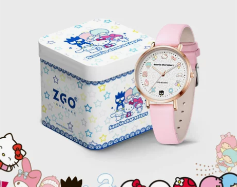 正港ZGOx三丽鸥联名儿童手表女孩女童旗舰...