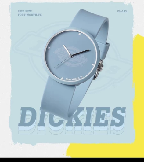 帝客dickies手表学生迪克斯潮流果冻手...