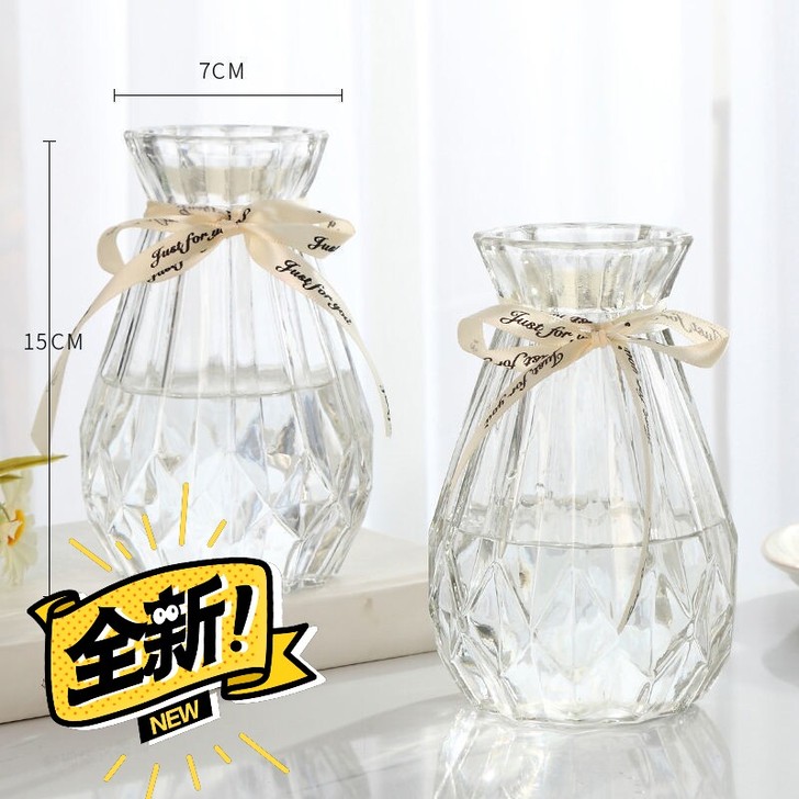 5.5一个特价包邮 ins风玻璃花瓶北欧风...