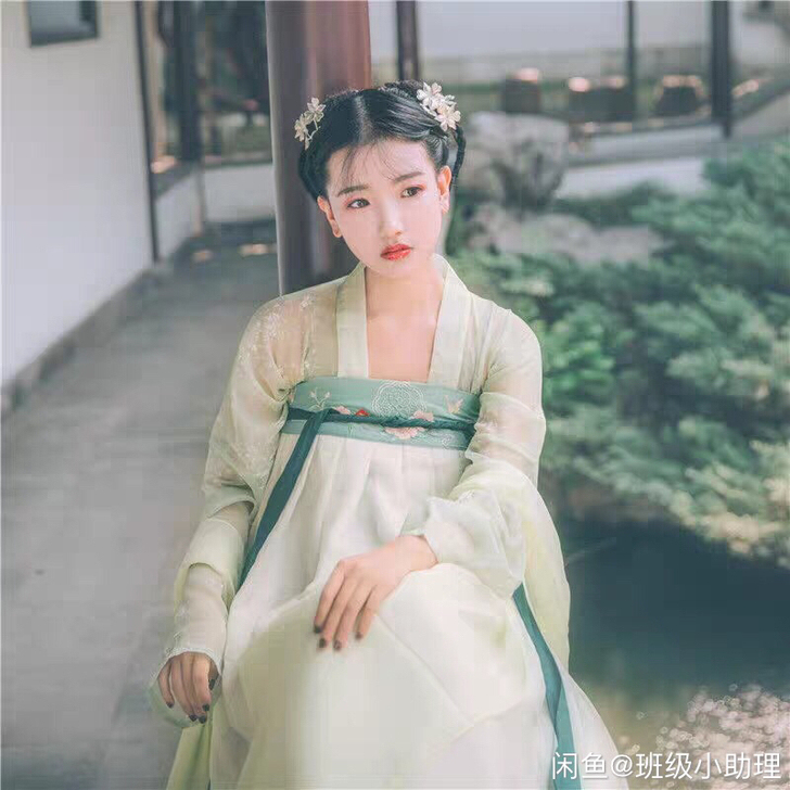 梨花渡 国色芳华 碧落汉服齐胸襦裙