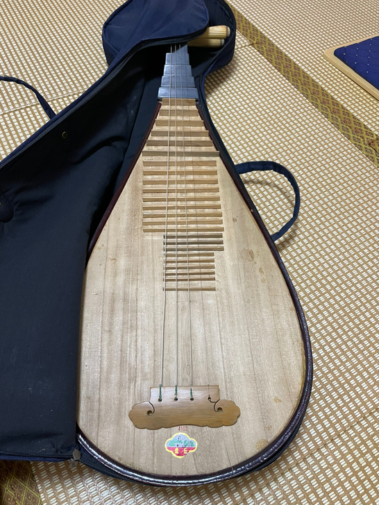 96年买入 25年琵琶 搬家老琴搬运途中琴...