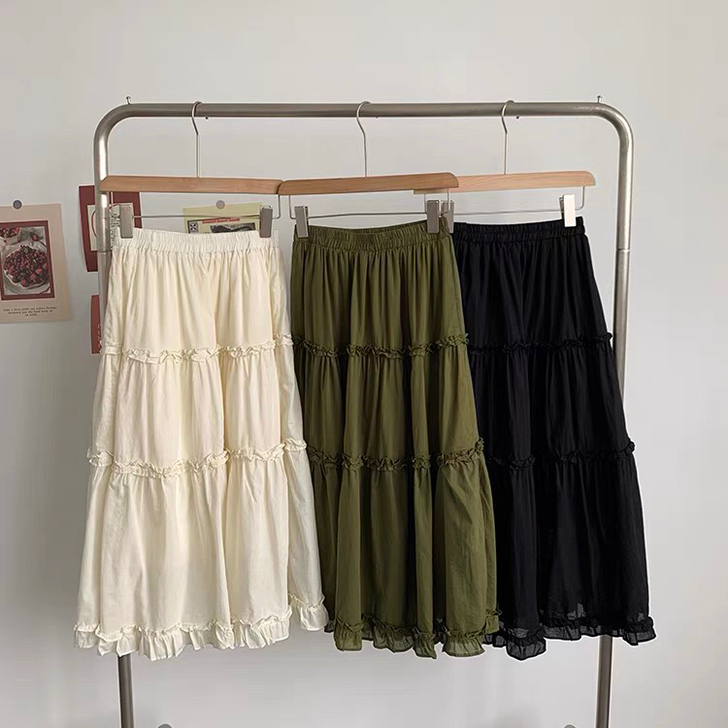 蛋糕裙 半身 99新 穿过一次 实体购入 ...