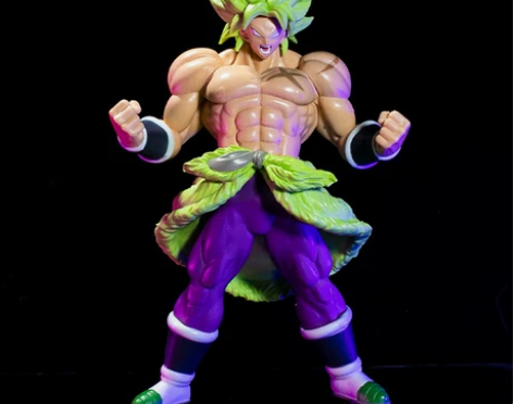 【全新包邮】七龙珠手办模型摆件咆哮布罗利g...