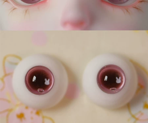 BJD自制树脂眼石膏眼 妮妮眼三四六分 一...