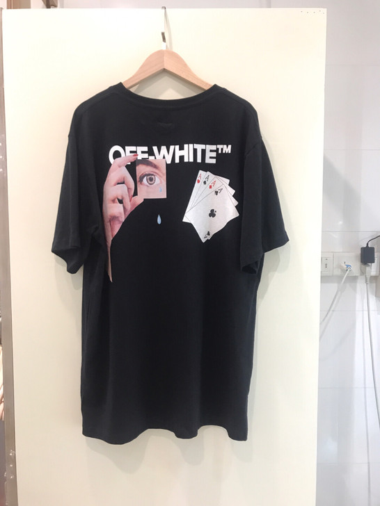 off white ow 扑克牌短袖T恤OS