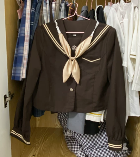 东野物语JK制服馆 穗野女子上衣L夏裙XL...