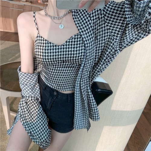 燕蔓风情 蕾丝雪纺衫