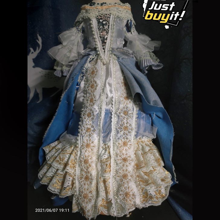 巴洛克风格娃衣4分，本人服装设计，这是外国...