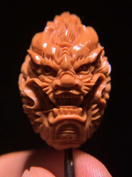 橄榄核龙三通 2.0大籽橄榄核龙单粒佛头