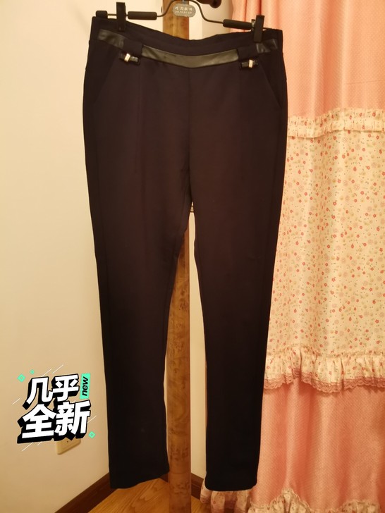 春夏新款时尚高弹力高腰休闲小脚裤哈伦女裤二...