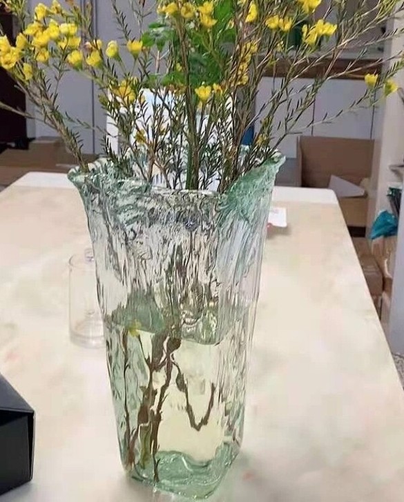 【清仓】全新西班牙风格玻璃花瓶客厅插花花瓶...