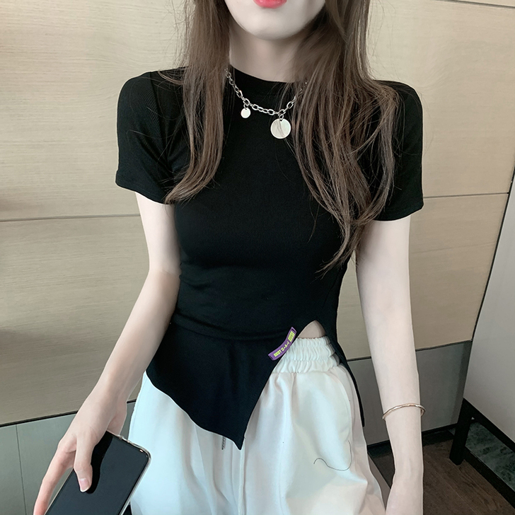 开叉短袖，性感有型