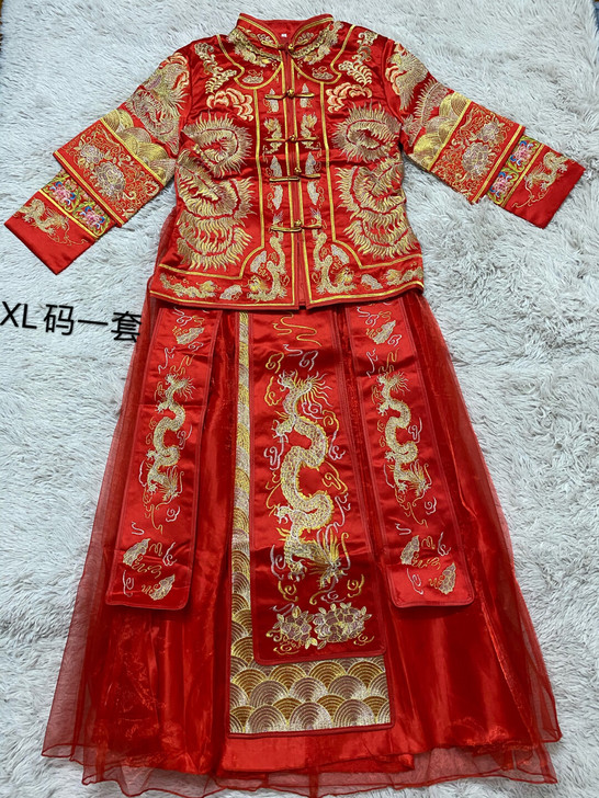 新娘中式秀禾服，中五福、全新的