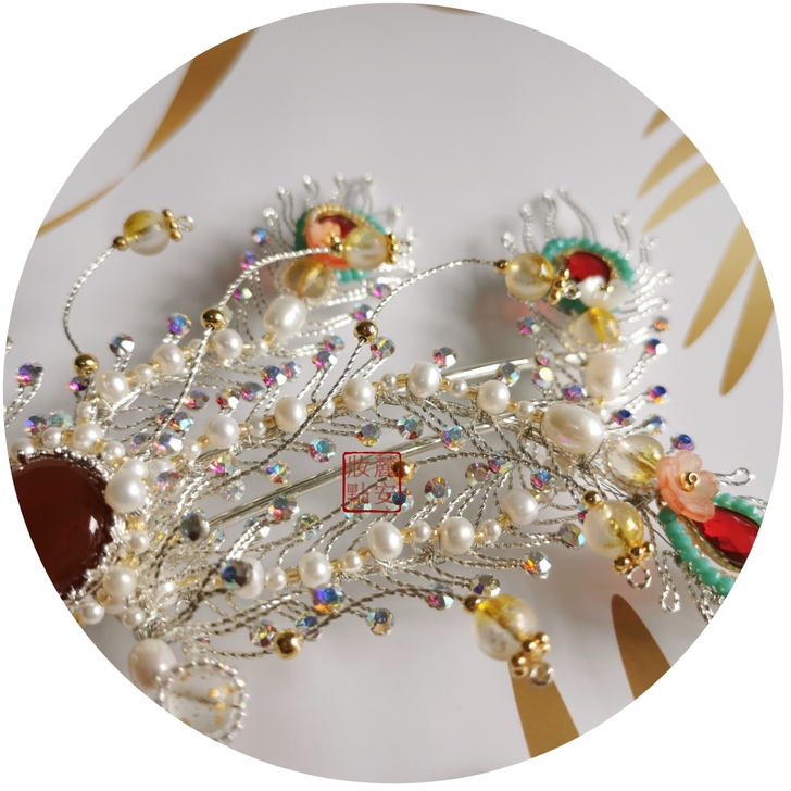 新品银丝凤凤冠偏凤##amp；ldquo；...