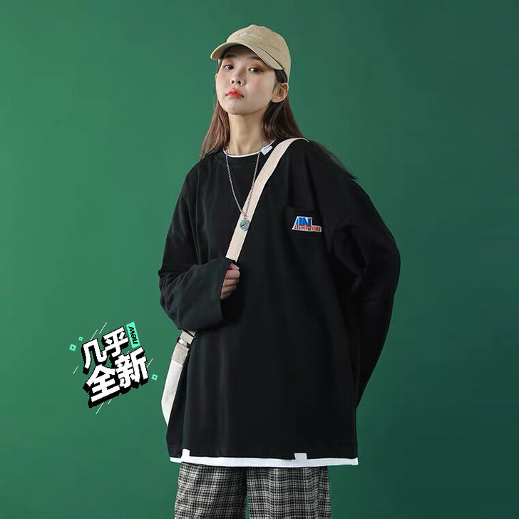 s码 黑色  有一件黑色的了，早春上衣女长...