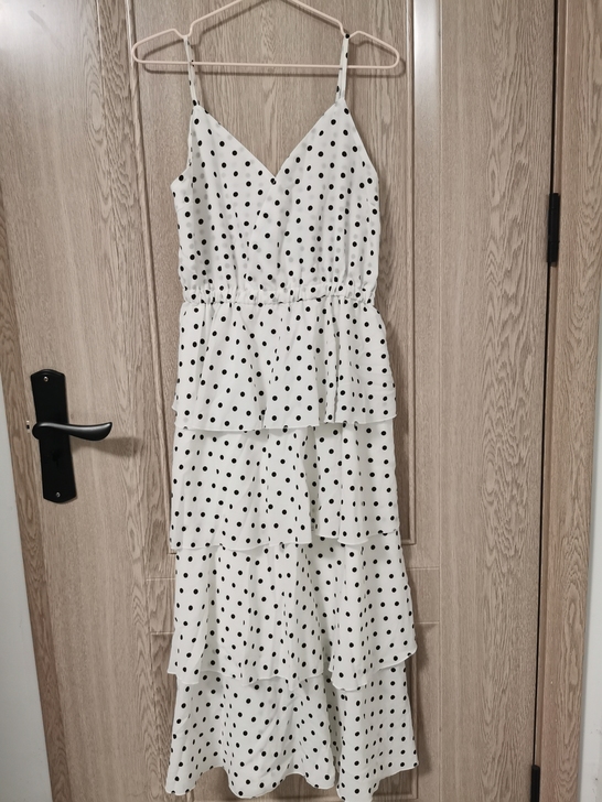 特价出##amp；mdash；波点吊带蛋糕裙