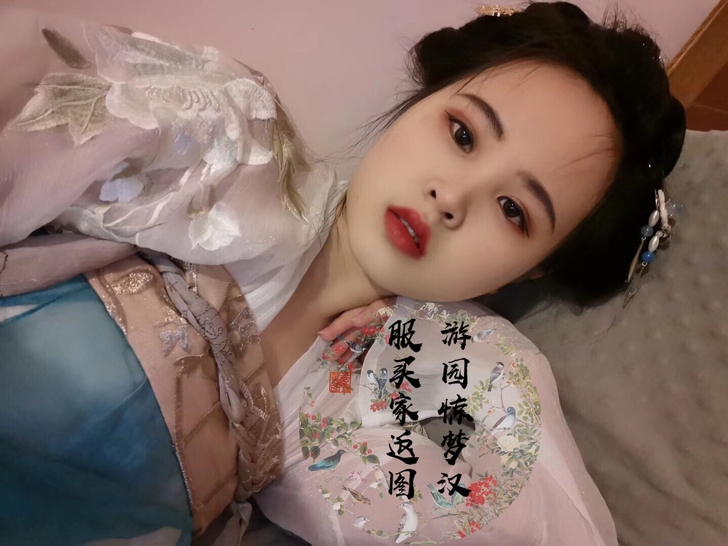 游园惊梦画中仙梦游花宴上襦