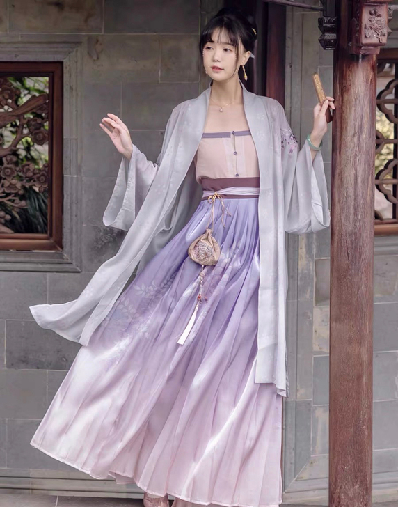 远山乔柔藤紫穗褙子全新仅试穿160出，江浙...