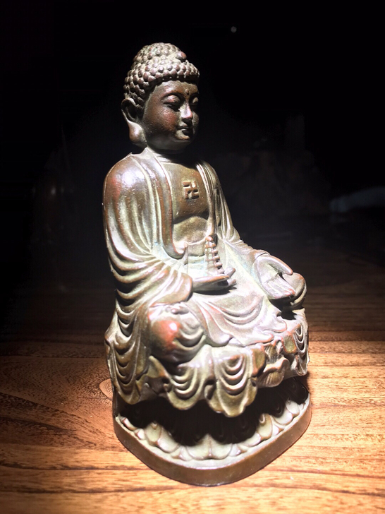 低价转让，铜佛像一尊，开脸漂亮，普度众生之...