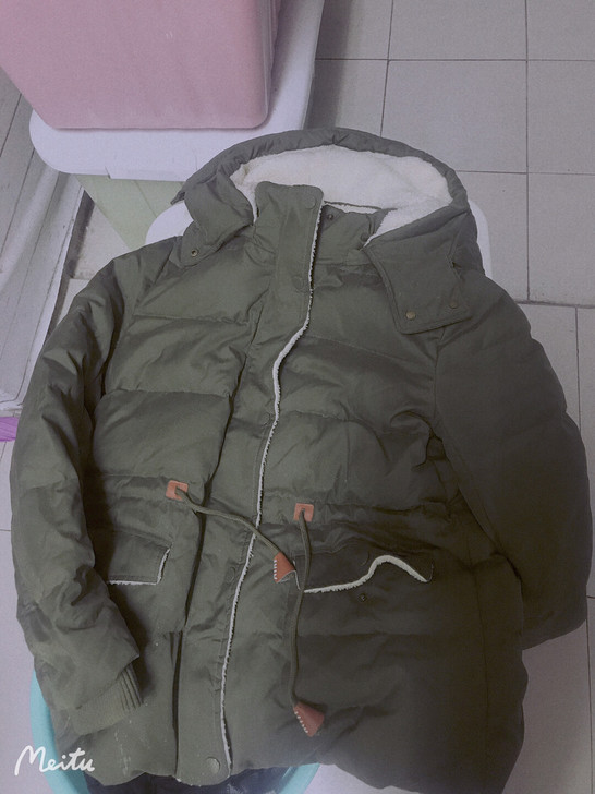 森马m码羽绒服