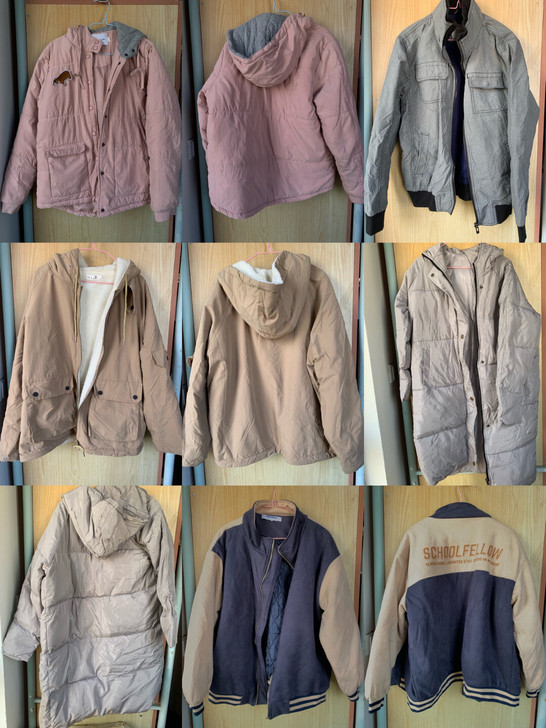 毕业清衣柜，冬季棉服