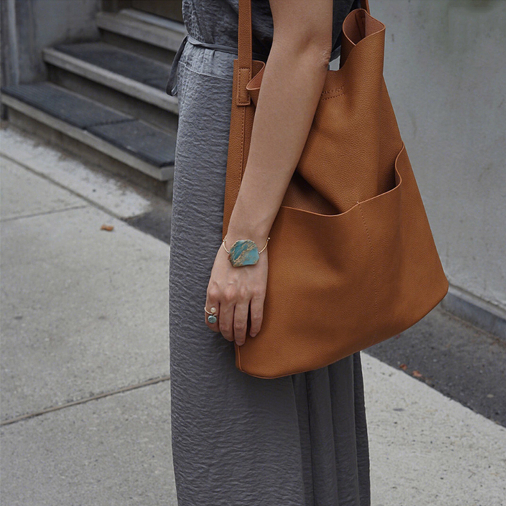 小L加拿大Oak+Fort软皮tote多色...