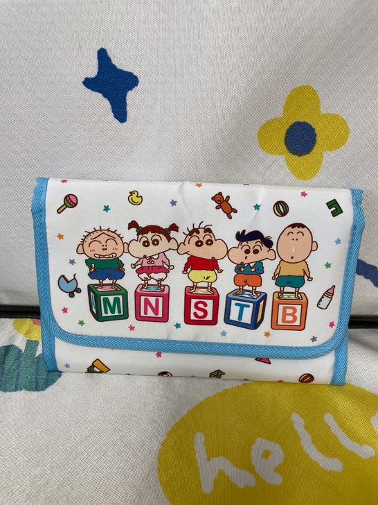 日本正版 蜡笔小新2岁幼儿系列疫苗包 手帐...