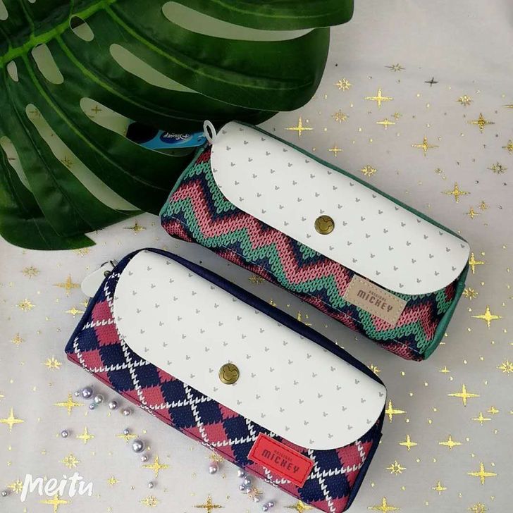 迪士尼笔袋大容量男女高中生文具盒铅笔盒多功...