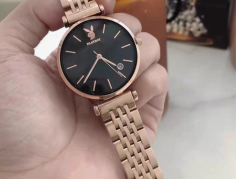 花花公子手表女士正品名牌防水超薄专柜简约气...