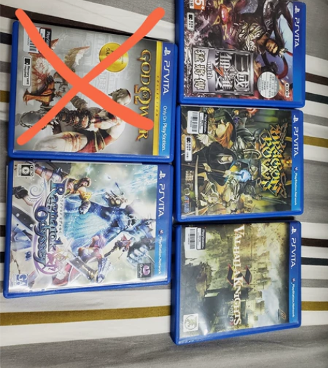 索尼psv 掌机卡带一大堆 箱说全  信长...