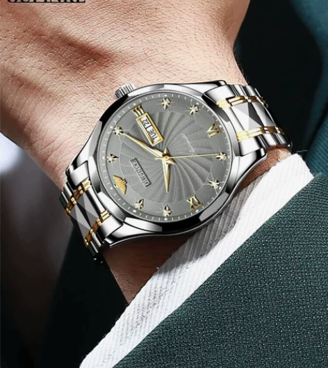 瑞士认证欧品客正品牌进口机芯手表男士 全自...