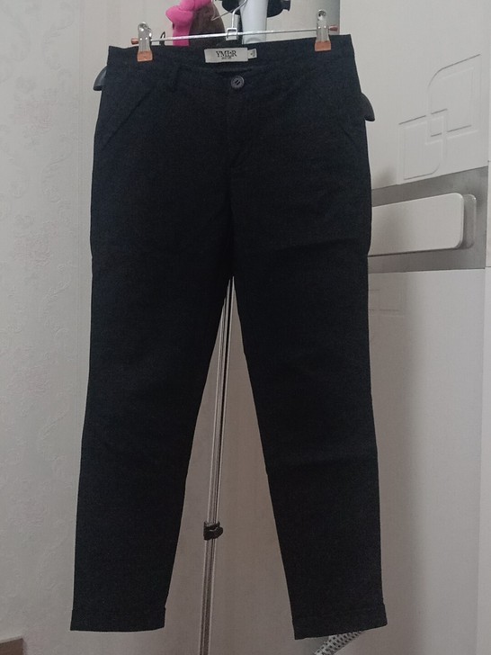 黑色挽边小脚裤155/60 A～S码
