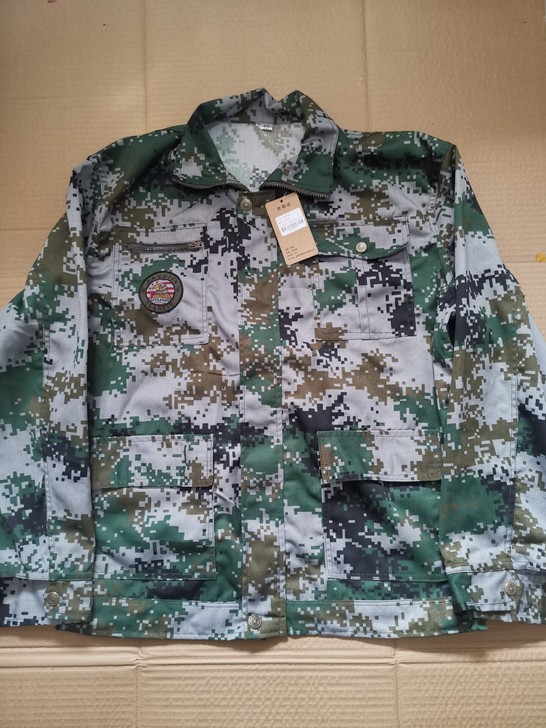 全新大码迷彩服工作服套装男加肥加大胖子工地...