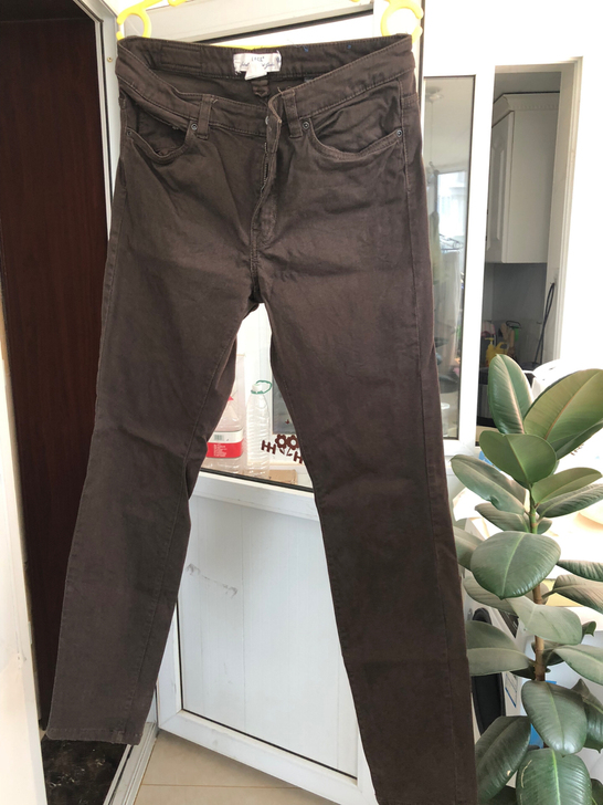 直筒裤,HM购入,尺寸如图,不退换,请慎入。