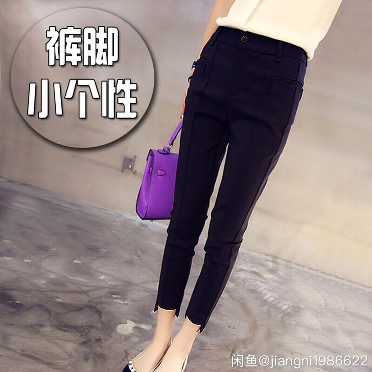 百搭铅笔西装休闲裤 ,韩版,