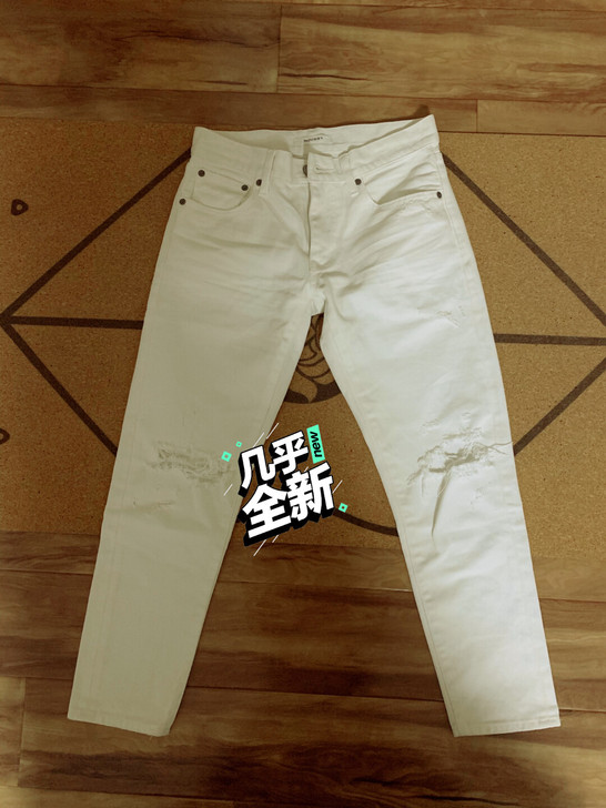moussy白色牛仔裤 试穿基本全新