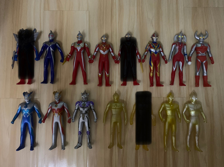 奥特曼软胶17cm日版万代卡欧斯赛罗戴拿镜...