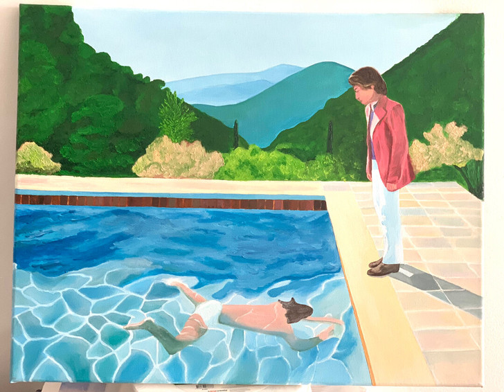 全新//纯手绘油画作品    本人业余时间...