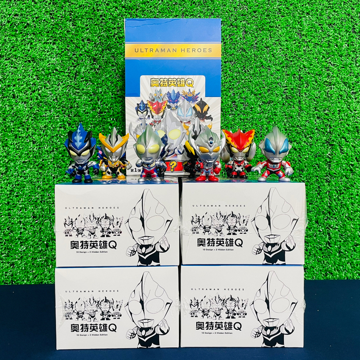 全新正版灵动创想奥特曼英雄盲盒扭蛋迪迦罗布...