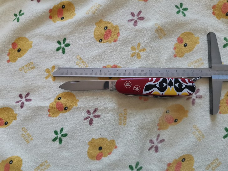 维氏瑞士军刀91mm脸谱攀登,二手刀,配件...