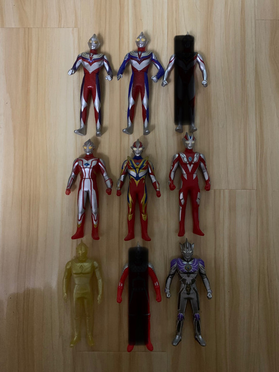 万代奥特曼软胶17cm迪迦雷杰多杰诺高斯机...