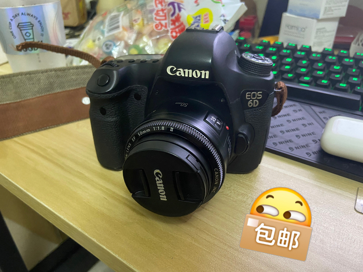 出售佳能6d全画幅相机 带50 1.8定焦...