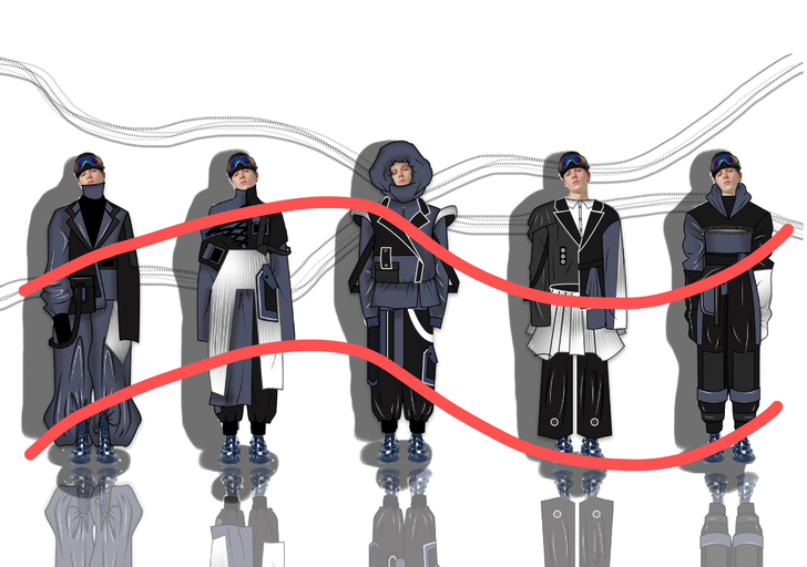 ps服装款式图服装效果图