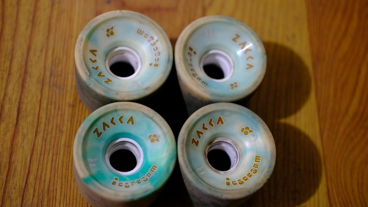 长板 滑板 雪糕轮 ZAKKA 8新  2...