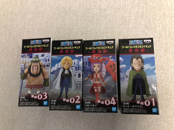 眼镜厂海贼王 7cm革命军 7cm萨博 龙...