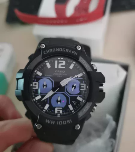 casio旗舰店MCW-100H运动手表防...