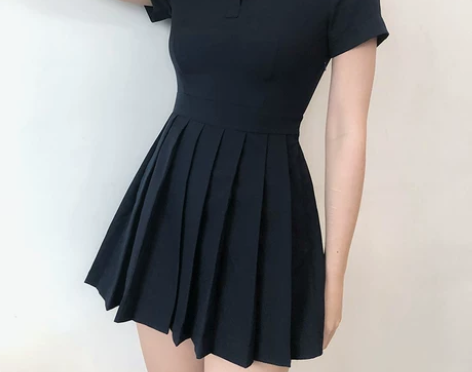 Go Girl Go 独家自制翻领网球少女...