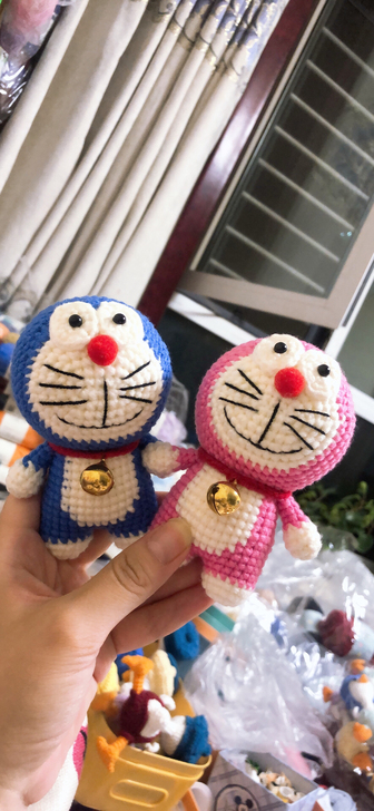叮当猫 哆啦A梦玩偶,钥匙挂件,包包挂件